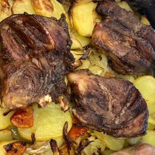 Galta De Cerdo Al Horno De Leña