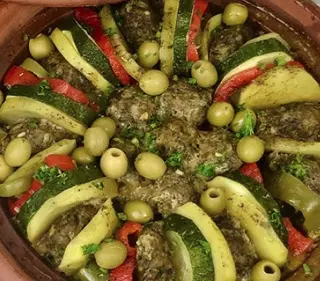 Tajine carne picada