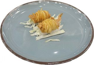 Gamberi laccio di patate