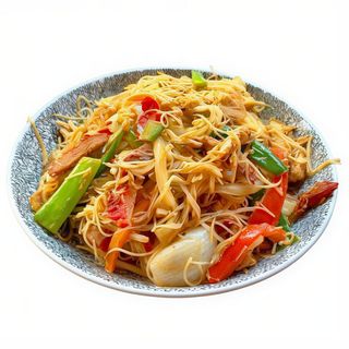 Wok Fideos De Arroz Con Tofu