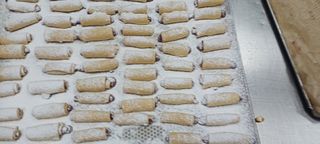 Пальчики з малиною та пудрою