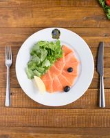 Слабосоленая сёмга   