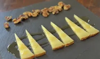 Tapa of Manchego with Walnuts & Honey 