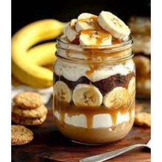 Chocolate Parfait With Banana