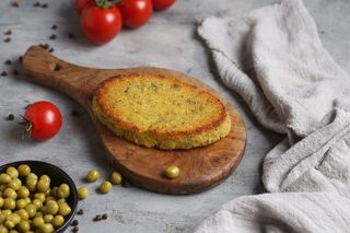 Կարտոֆիլով կոտլետ լցոնած կանաչ ոլոռով