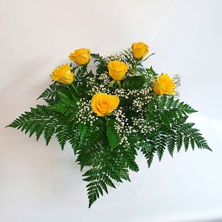 Ramo 6 Rosas Amarillas