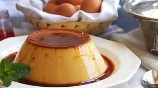 Flan de vanilla 