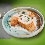 Carne de pui cu spanac/Курица со шпинатом