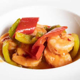 Gamberoni in salsa piccante