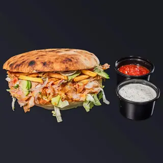 Burger Fryta z wieprzowiną