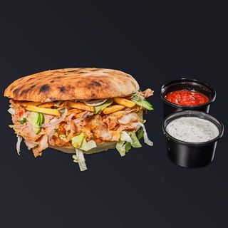 Burger Fryta z wieprzowiną