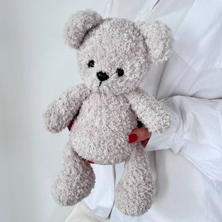 Ведмедик пухнастий сірий