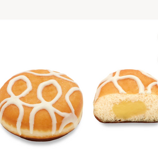 Berlina rellena de crema 