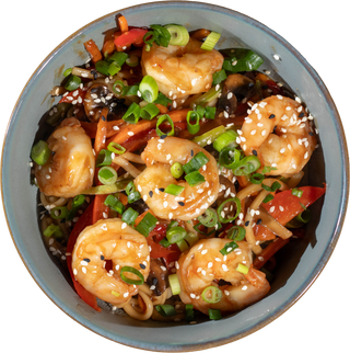 Udon cu creveți tempura