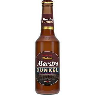 Cerveza Mahou Maestra Dunkel Botella 33cl.