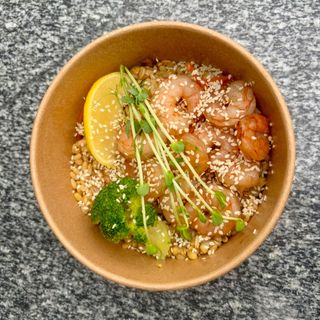 XL кашка з креветками 