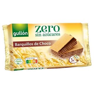 Galletas Barquillos Choco S/Azúcar Dietnature Gullón 180 Gr.