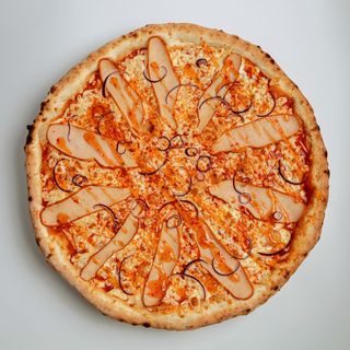 Пицца "Копчёный Цыплёнок"  с кисло-сладким соусом (40 см.)