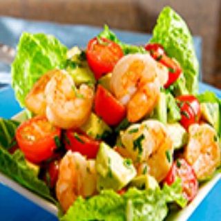 Ensalada de gambas
