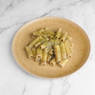 Rigatoni Crema de Pistacho