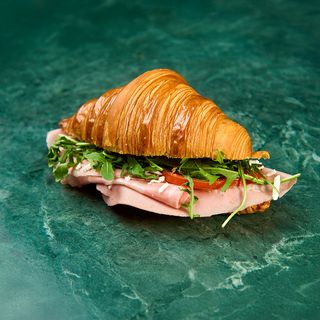 Mortadella, Feta Croissants
