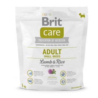 Brit Care Adult Small Breed Lamb&Rice, з ягням і рисом, 1 кг