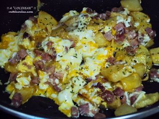 Huevos Rotos Con Jamón