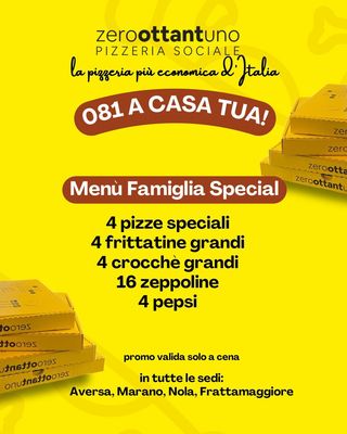 [LIMITED EDITION] Menù Famiglia Special