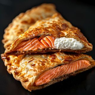 Чебурек сёмга с моцареллой (160гр.)