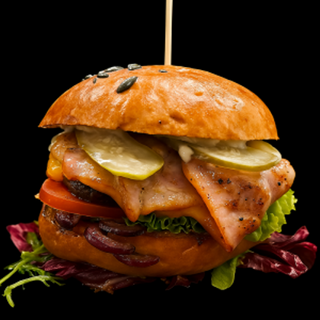 ALL DOUBLE SMASHED BURGER CU CARTOFI PROASPETI PRAJITI (NECONGELATI)