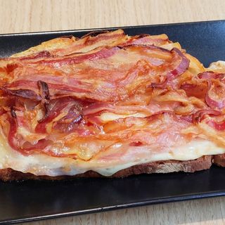 Tosta de panceta ibérica