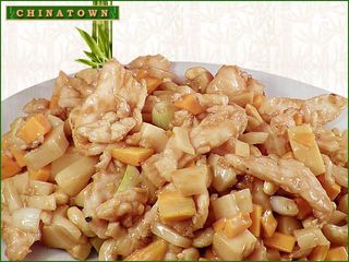 Пиле с кашу