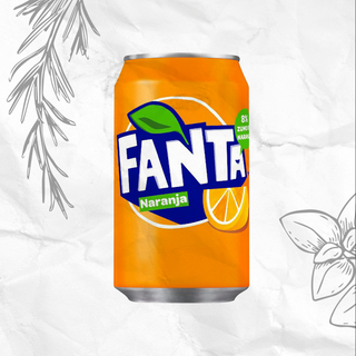 Fanta Naranja lata 330ml.
