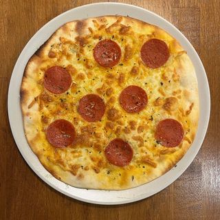 Pão de Alho C/ Queijo e Pepperoni