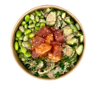 Poke Bowl z Łososiem i Tuńczykiem