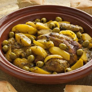 Tajine Poulet Aux Olives Meslalla