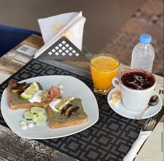Petit Déjeuner Mushroom Toast