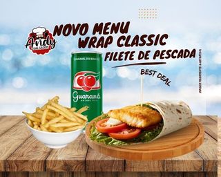 Menu Wrap Classic Filete de Pescada