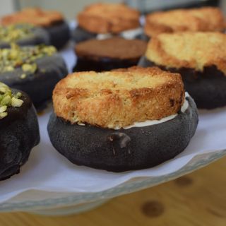 Alfajor helado de coco