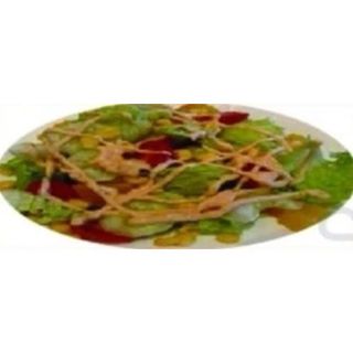 Ensalada De Lechuga Con Salsa Blanca