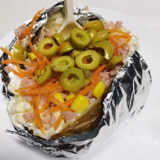 Papá asada completa
