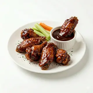 Ración De Alitas De Pollo Bbq