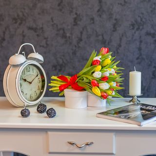 Buchet din 31 lalele multicolore Nr 1