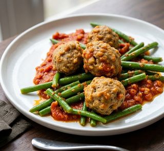 Haricots Verts Boulettes De Boeuf