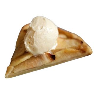 Tarta De Manzana Con Helado