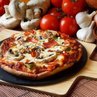 Pizza funghi