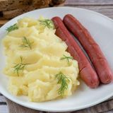 Kids Salchichas Con Puré De Patatas 