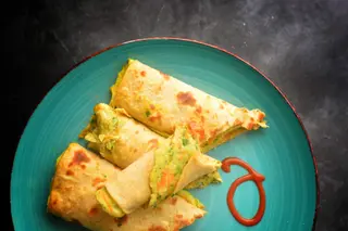 Egg cheese chapati