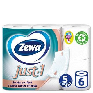 Hartie igienica Zewa Just 1, 5 straturi 6 role 