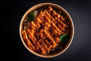 Pork katsu donburi